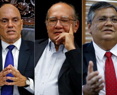 GILMAR MENDES, FLAVIO DINO E ALEXANDRE DE MORAES VISITAM MATO
