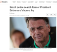 Operação contra Jair Bolsonaro repercute na imprensa internacional; VEJA
