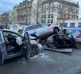 Perseguição policial termina em acidente grave com feridos em Paris;