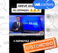 05.fev.2025 - Post usa reportagem da Record News de julho de 2021