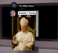 Representantes da igreja católica criticam imagem de Trump vestido de