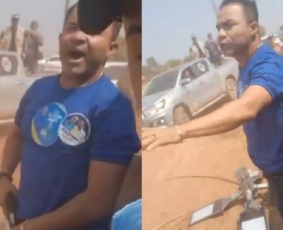 VEREADOR CANDIDATO À REELEIÇÃO SACA ARMA E AMEAÇA ATIRAR(VEJA VÍDEO)