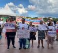 A manifestação ocorreu no Parque das Águas, em Cuiabá, na tarde deste sábado.